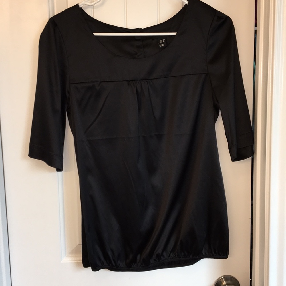 Satin 3/4 Sleeve Top